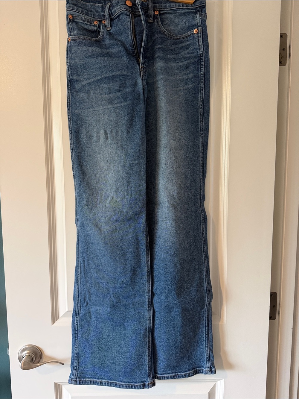 J. Crew Straight-Leg Blue Denim Jeans